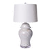 Legend of Asia Lighting Legend of Asia Crystal Shell Porcelain Temple Jar Lamp