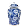 Legend of Asia Home Decor Legend of Asia Dynasty Temple Jar Floral Bird Panel Motif
