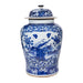 Legend of Asia Home Decor Legend of Asia Dynasty Temple Jar Floral Bird Panel Motif