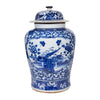 Legend of Asia Home Decor Legend of Asia Dynasty Temple Jar Floral Bird Panel Motif