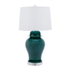 Legend of Asia Lighting Legend of Asia Emerald Green Temple Jar Table Lamp