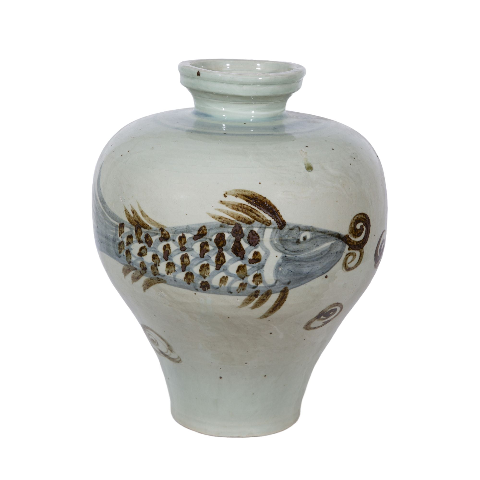Legend of Asia Home Legend of Asia Fish Plum Vase Flip Lip