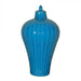 Legend of Asia Home Decor Legend of Asia Fluted Turquoise Lidded Prunus Vase
