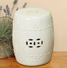 Legend of Asia Giftware Legend of Asia Garden Stool Extra Large - White