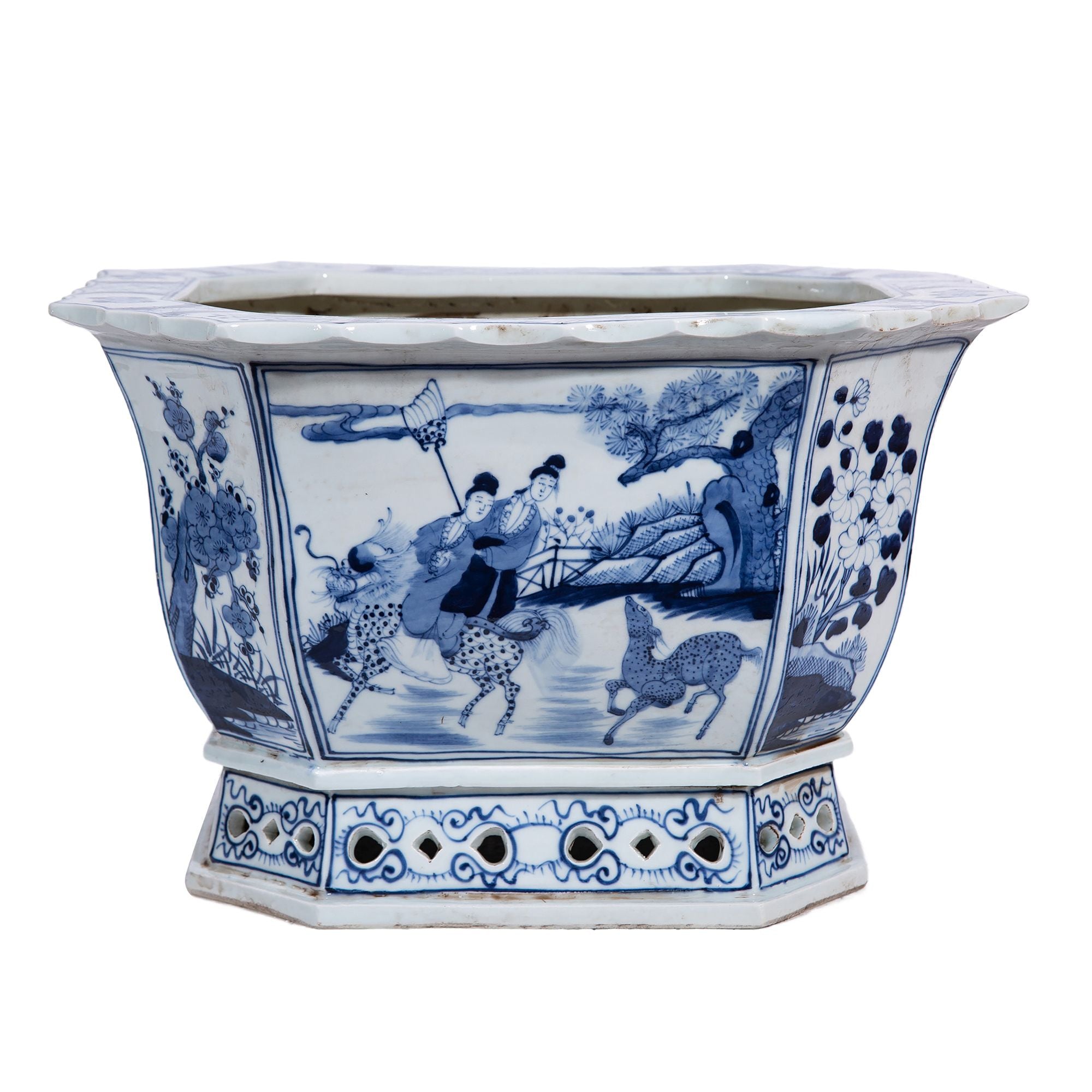 Legend of Asia Home Decor Legend of Asia Handmade Foot Bath Planter Immortal Figures