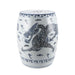 Legend of Asia Home Legend of Asia Hong Wu Blue Dragon Garden Stool