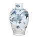 Legend of Asia Home Legend of Asia Indigo Baluster Vase Dragon Motif