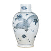 Legend of Asia Home Legend of Asia Indigo Baluster Vase Dragon Motif