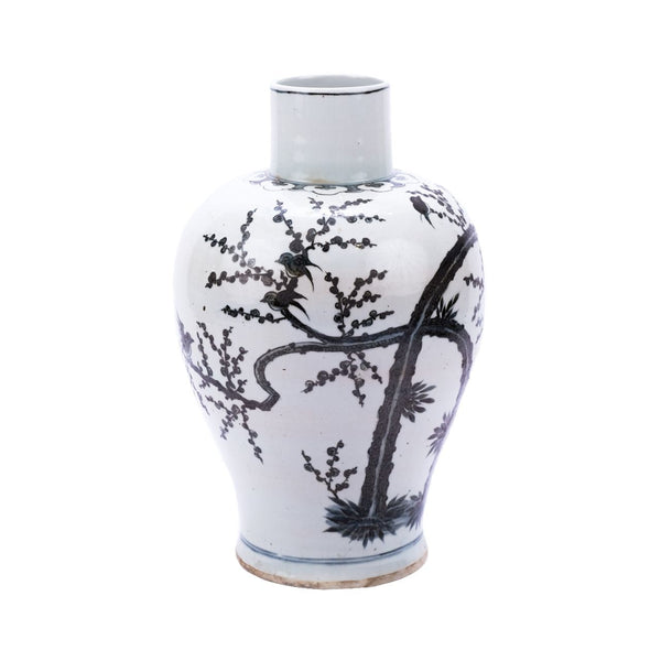 Legend of Asia Home Legend of Asia Indigo Baluster Vase Magpie On Treetop