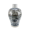 Legend of Asia Home Legend of Asia Indigo Baluster Vase Sea Flower Motif