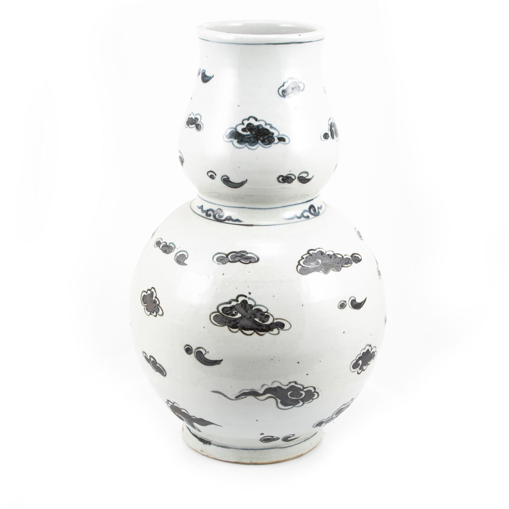 Legend of Asia Home Legend of Asia Indigo Blue Floating Cloud Gourd Porcelain Vase
