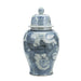 Legend of Asia Home Legend of Asia Indigo Sea Flower Temple Jar