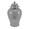Legend of Asia Home Legend of Asia Iron Gray Temple Jar Medium