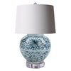 Legend of Asia Lighting Legend of Asia Lamp BW Small Jar Sea Flower