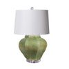 Legend of Asia Lighting Legend of Asia Lamp Celadon Crackle Octagonal Jar