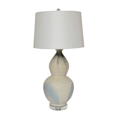 Legend of Asia Lighting Legend of Asia Lamp of Small Reaction Glazed Porcelain Gourd Vase