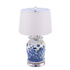 Legend of Asia Lighting Legend of Asia Lamp Vintage Flower Bird Jar Acrylic Base