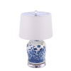 Legend of Asia Lighting Legend of Asia Lamp Vintage Flower Bird Jar Acrylic Cap Acrylic Base
