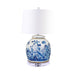 Legend of Asia Lighting Legend of Asia Lamp Vintage Flower Bird Large Ming Jar Acrylic Base