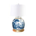 Legend of Asia Lighting Legend of Asia Lamp Vintage Ming Jar Pine Large Goldleaf Base
