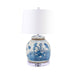 Legend of Asia Lighting Legend of Asia Lamp Vintage Ming Jar Plum Lily Pad Acrylic Base