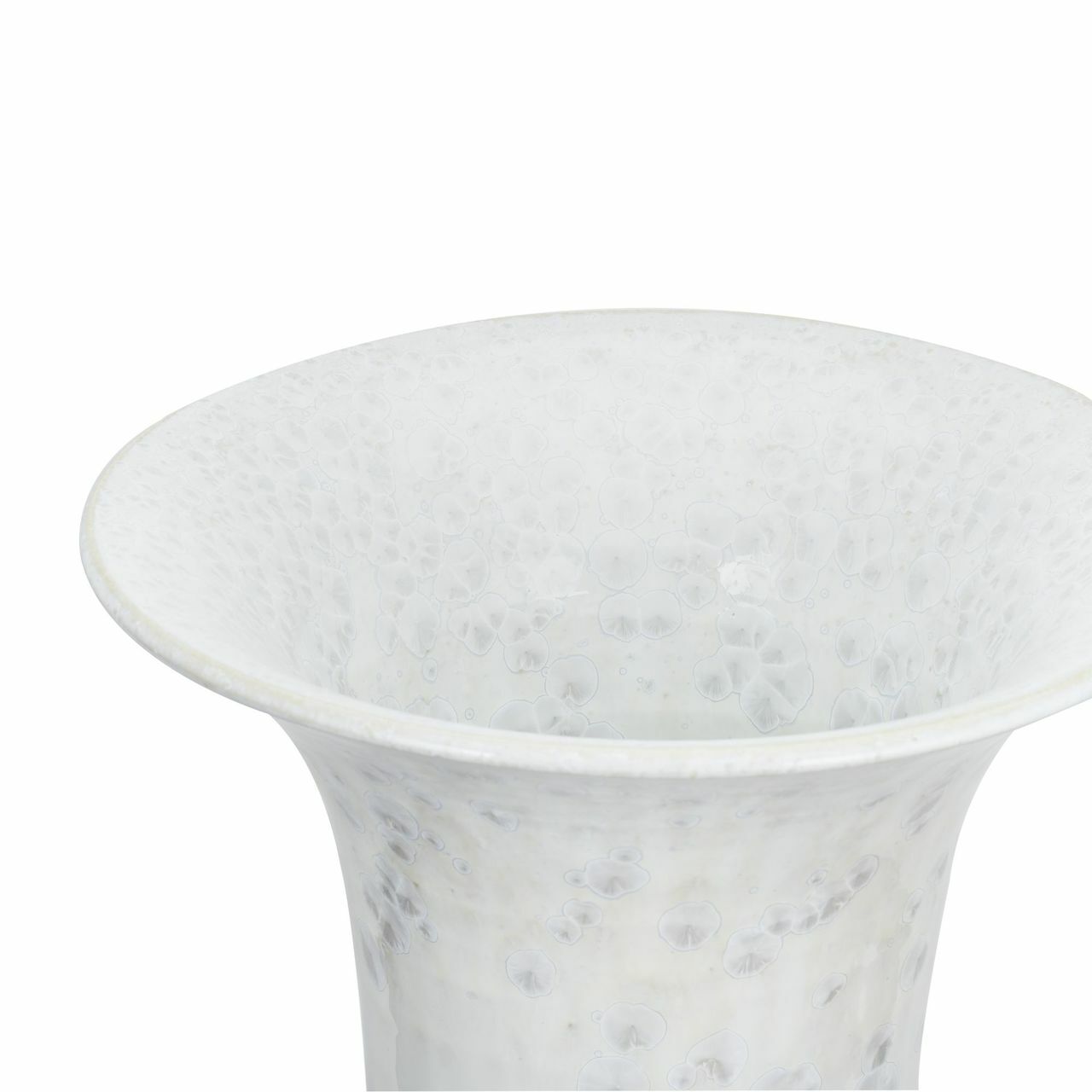 Legend of Asia Home Decor Legend of Asia Large Crystal Shell Fish Tail Floor Vase
