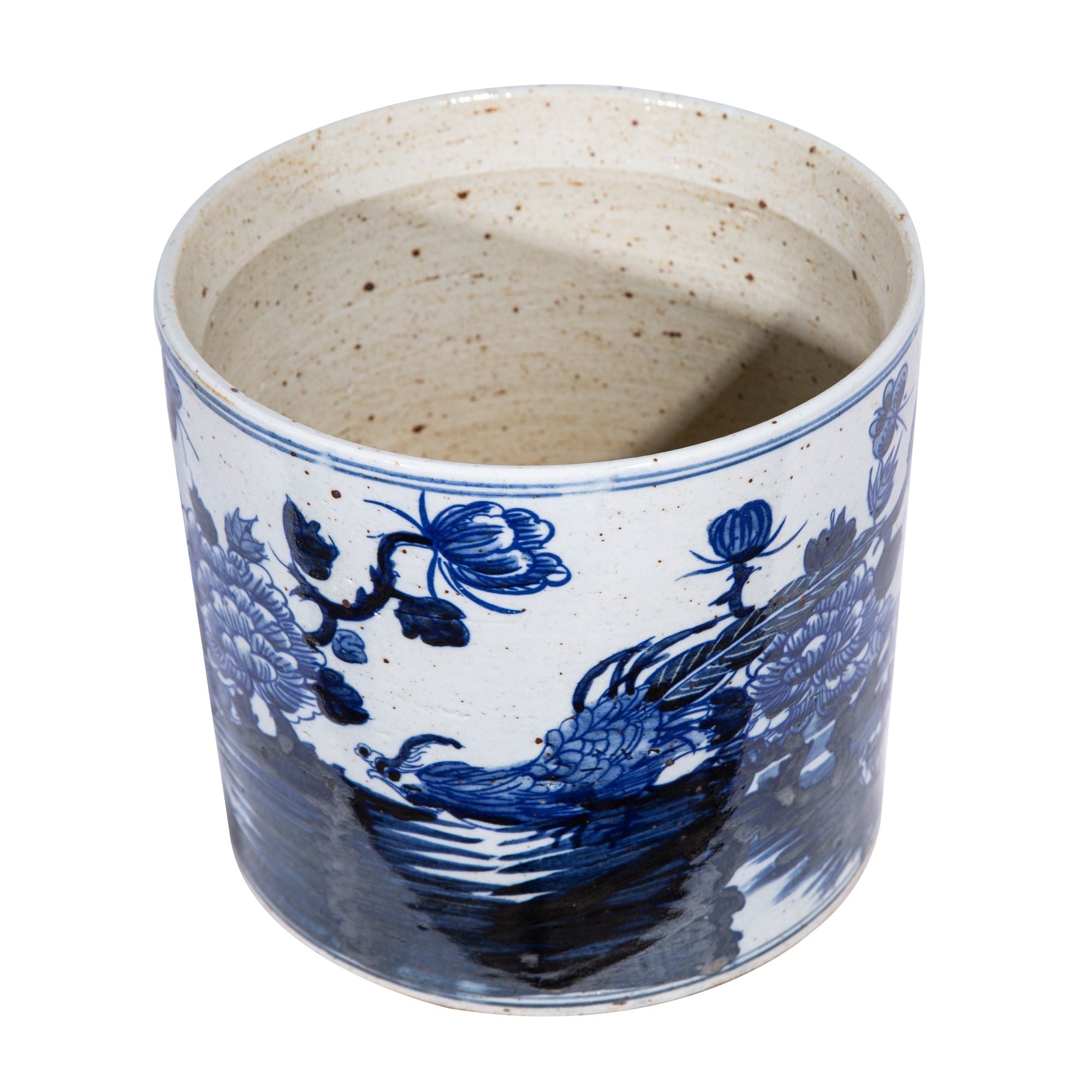 Legend of Asia Home Decor Legend of Asia Large Dynasty Orchid Pot Floral Birds