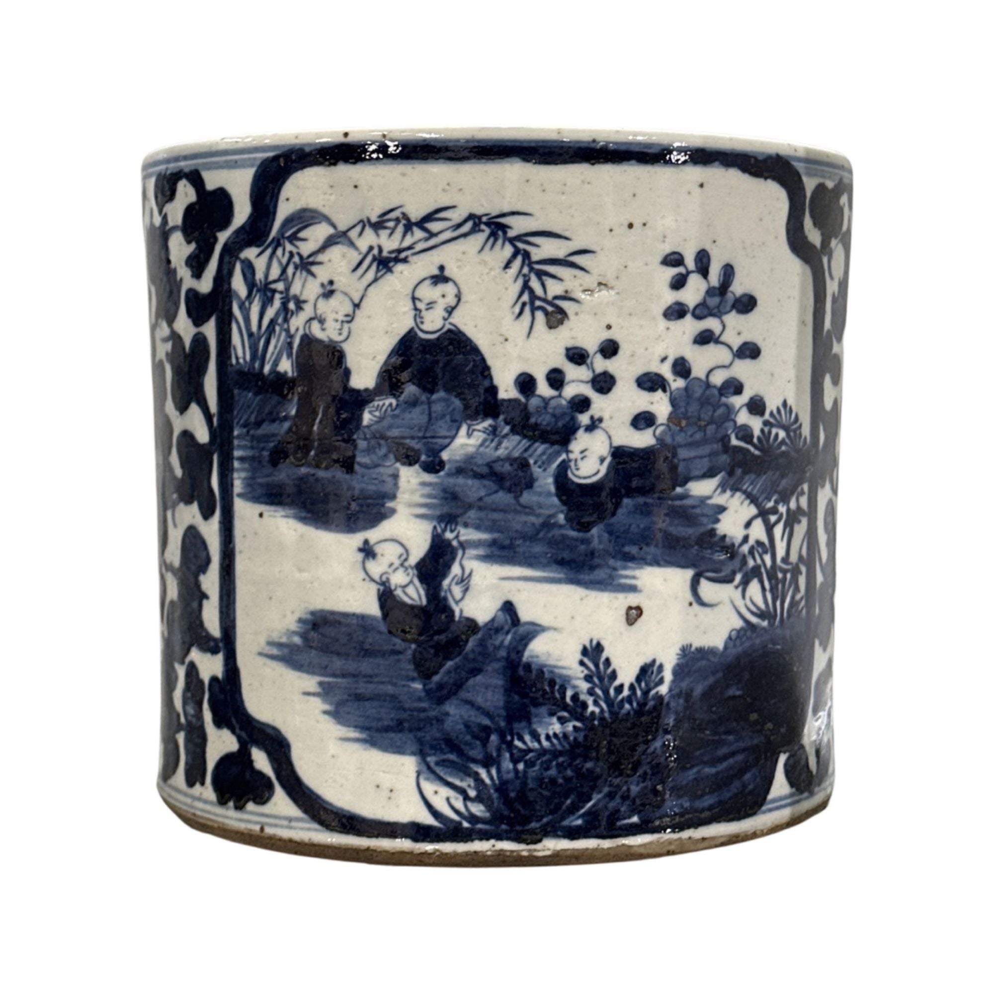 Legend of Asia Home Decor Legend of Asia Large Dynasty Orchid Pot Panel Kids