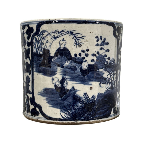 Legend of Asia Home Decor Legend of Asia Large Dynasty Orchid Pot Panel Kids