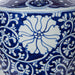 Legend of Asia Home Decor Legend of Asia Large Dynasty Tea Jar Twisted Lotus