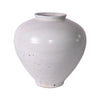Legend of Asia Home Legend of Asia Large White Crackle Cone Shaped Jar