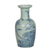 Legend of Asia Home Legend of Asia Light Blue Vase Lily Pads Bird Motif