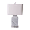 Legend of Asia Lighting Legend of Asia Marblized Square Tea Jar Large Lamp