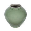 Legend of Asia Home Decor Legend of Asia Mint Green Crackle Round Jar