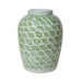Legend of Asia Home Decor Legend of Asia Mint Green Fish Scale Porcelain Jar - Small