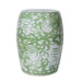 Legend of Asia Home Decor Legend of Asia Mint Green Garden Stool Twist Flower