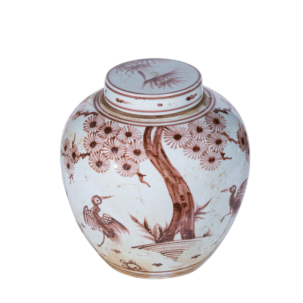 Legend of Asia Home Legend of Asia Moka Melon Jar Pine Crane Moif