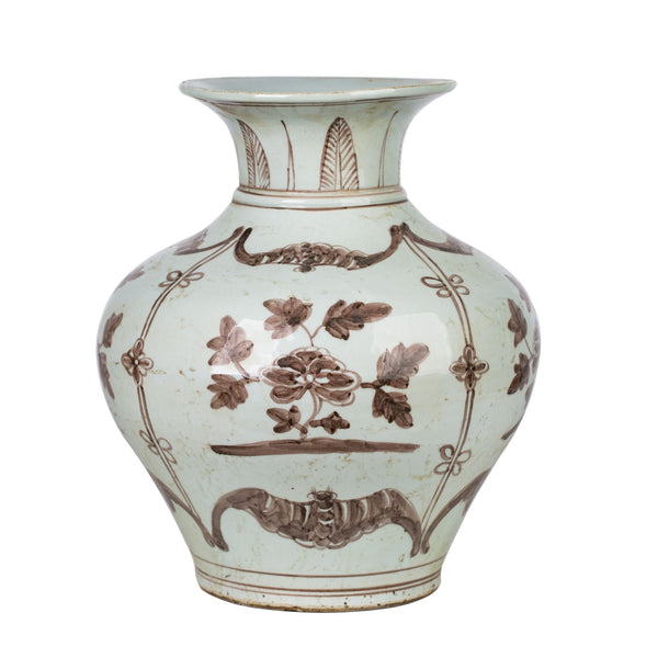 Legend of Asia Home Legend of Asia Moka Peony Fu Vase