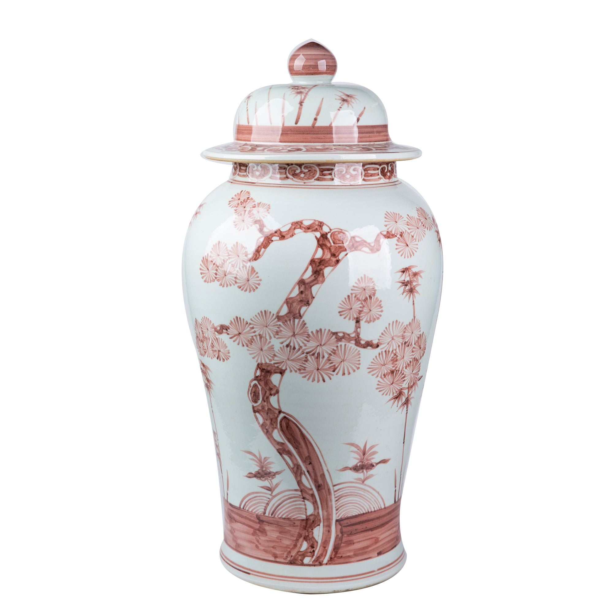 Legend of Asia Home Legend of Asia Moka Pine Tree Temple Jar Large