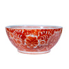 Legend of Asia Home Decor Legend of Asia Orange Dragon Flower Bowl