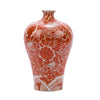 Legend of Asia Home Legend of Asia Orange Prunus Vase W/ Dragon Motif