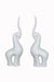 Legend of Asia Home Decor Legend of Asia Pair Of Celadon Tibetan Antelope Single Horn