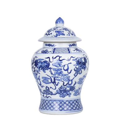 Legend of Asia Home Legend of Asia Playing Foo Dogs Temple Jar