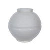 Legend of Asia Home Legend of Asia Rustic White Ribbon Jar