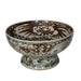 Legend of Asia Home Decor Legend of Asia Rusty Brown Sea Flower Serving Bowl Tall Base