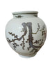 Legend of Asia Home Decor Legend of Asia Rusty Brown Small Jar Weeping Plum