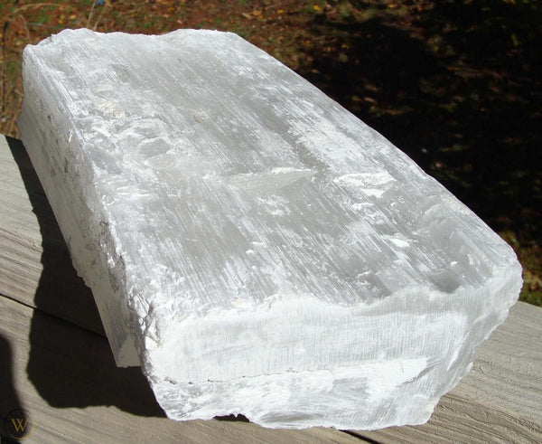 Legend of Asia Home Decor Legend of Asia Selenite Fireplace Log Extra Large