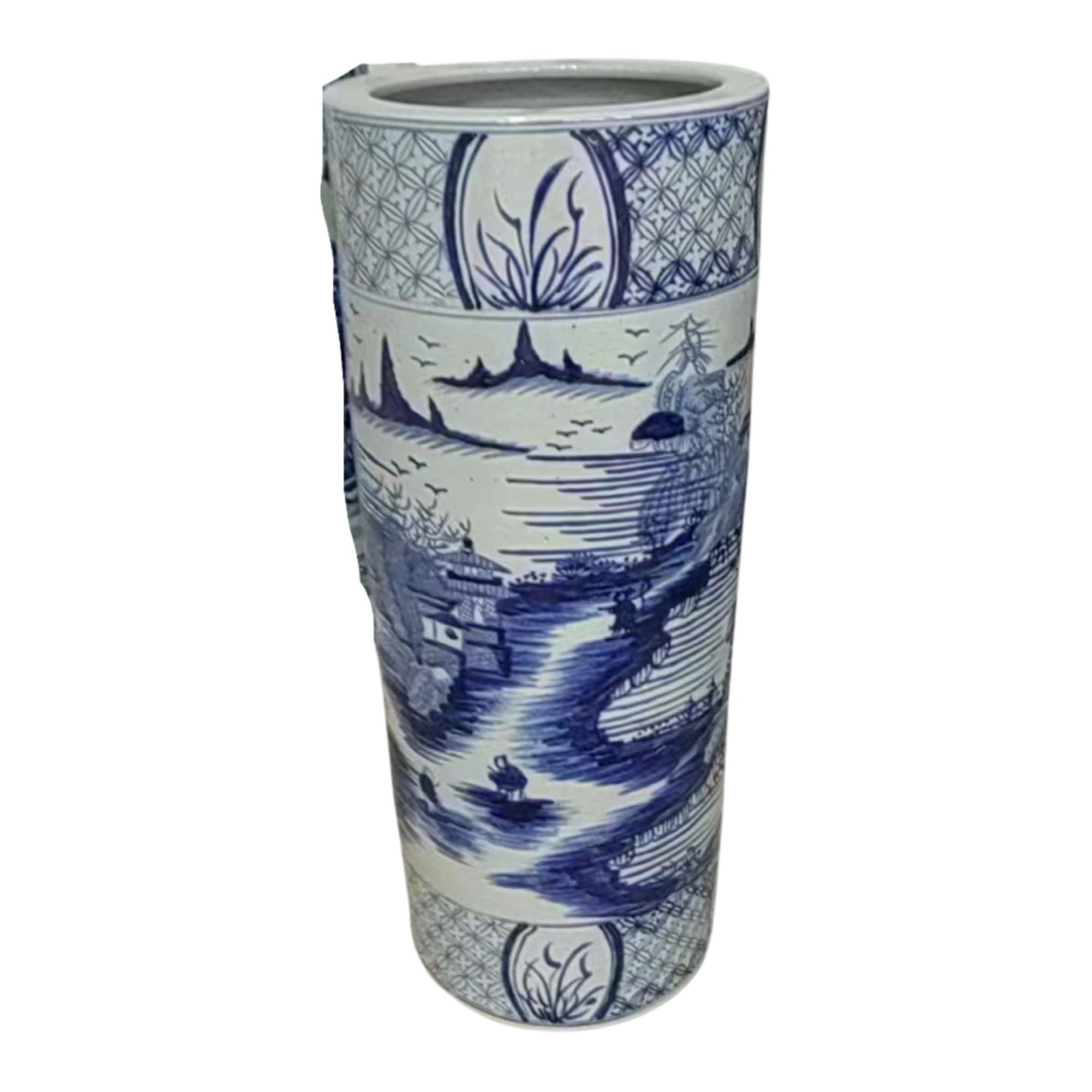 Legend of Asia Home Decor Legend of Asia Small Dynasty Umbrella Stand Landscape