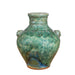 Legend of Asia Home Legend of Asia Speckled Green Double Lion Handle Jar