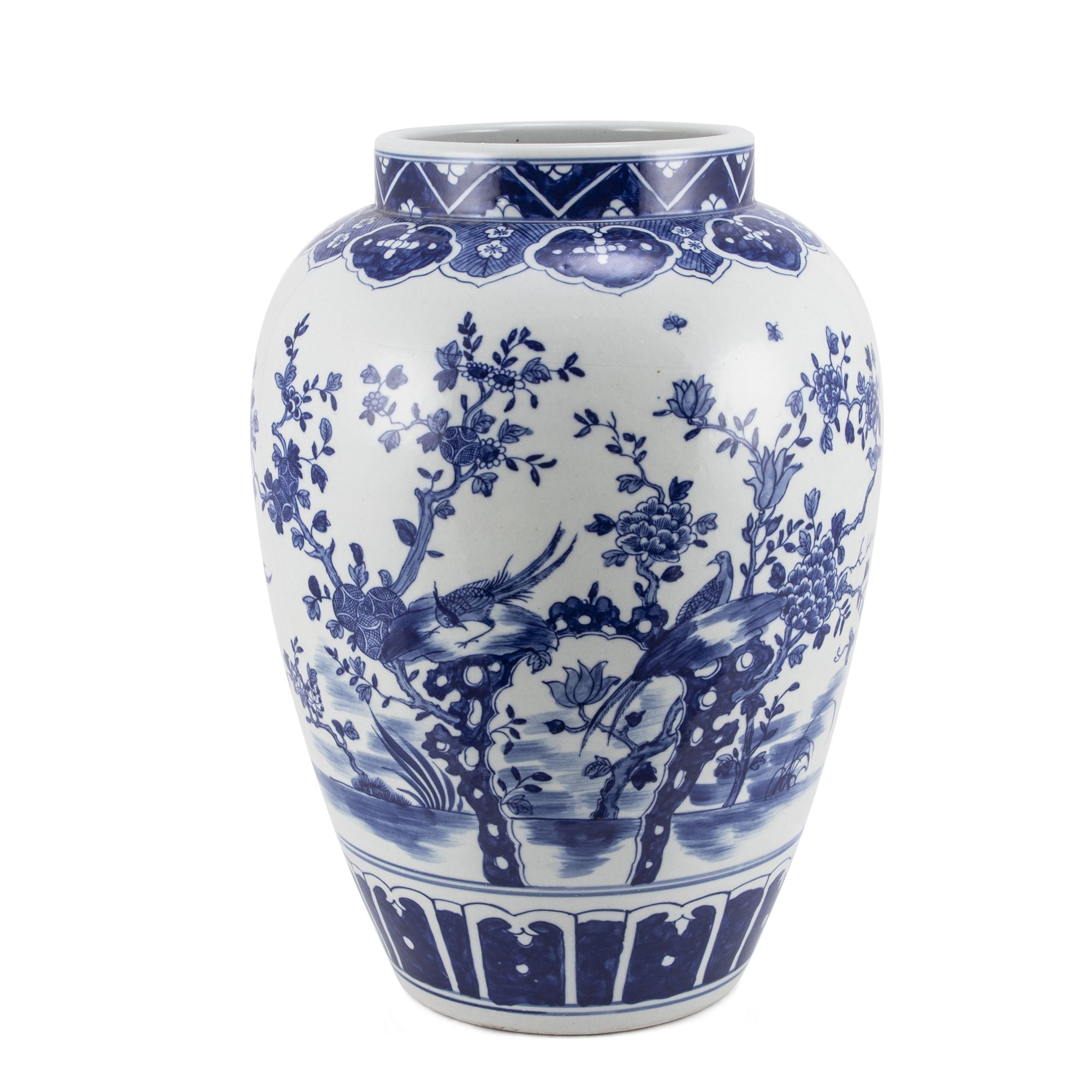Legend of Asia Home Legend of Asia Spring Flower & Bird Open Top Jar